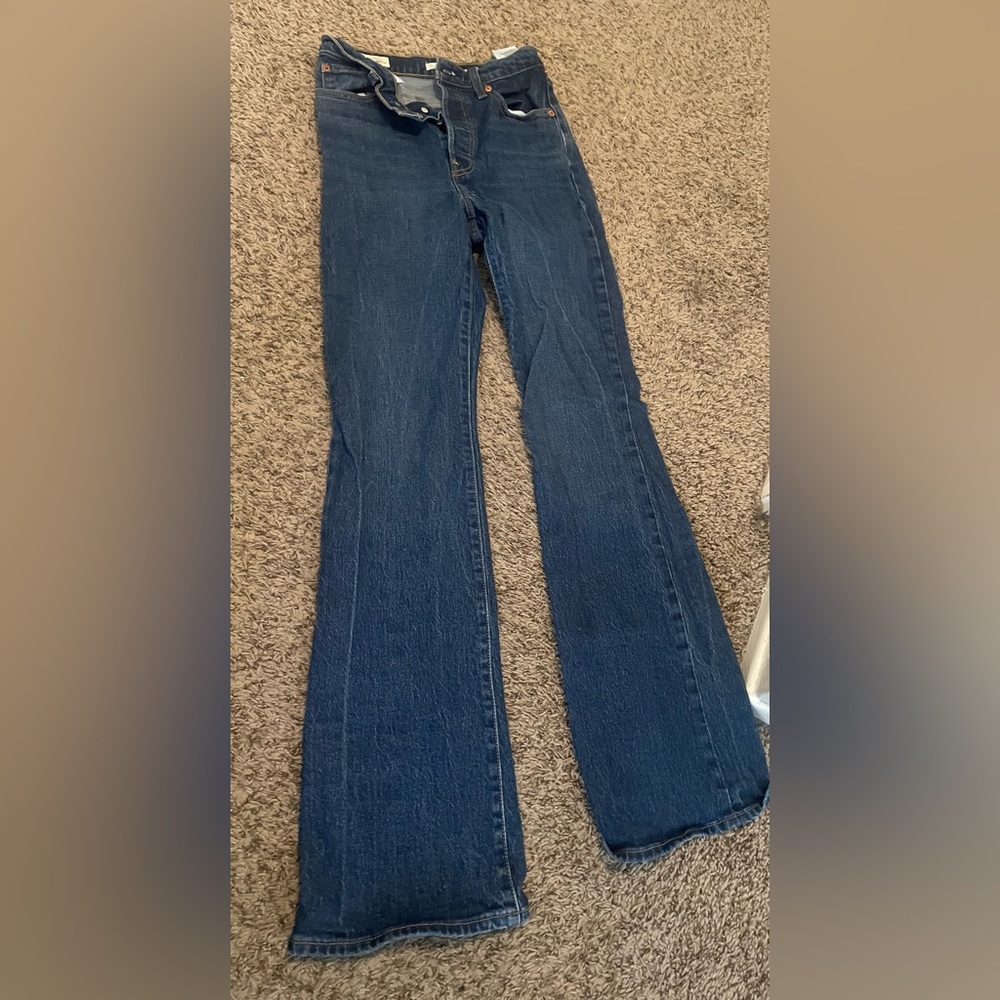 Premium Levi’s ribcage boot size 25